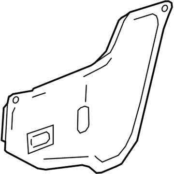 Honda 72361-TVA-A11 Seal, L. FR. Door Hole