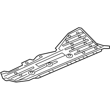 Honda 74656-TGG-A10 Cover, L. FR. Floor (Lower)