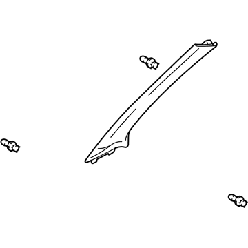 Honda 84101-S9V-A01ZA Garnish Assy., R. FR. Pillar *G50L* (LIGHT FERN)