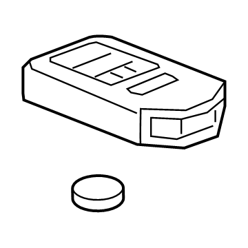 Honda 72147-TG7-A81 Fob Assembly, Entry Key (Driver 1)