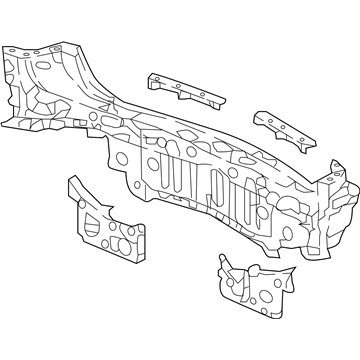 Honda 66100-TNY-G00ZZ PANEL, RR