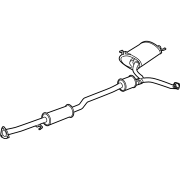 2010 Honda Accord Muffler - 18307-TA6-A03