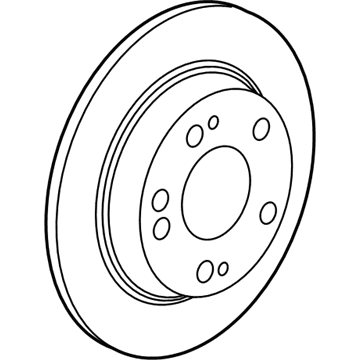 Honda 42510-TVA-A00 Disk, Rear Brake