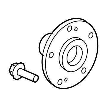 Honda 44600-TGG-A00 Hub Assembly, Front