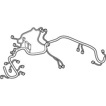 Honda 32100-T7S-A80 WIRE HARNESS, R. CABIN (INCLUDE RR. WASHER TUBE)