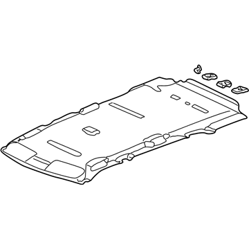 Honda 83205-S9A-A81ZB Lining, Roof *YR239L* (KI IVORY)