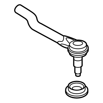 Honda 53560-TZ5-A01 End, Driver Side Tie Rod