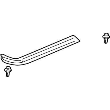 Honda 84211-S9A-003ZC Garnish Assy., R. RR. Side *YR203L* (SADDLE)