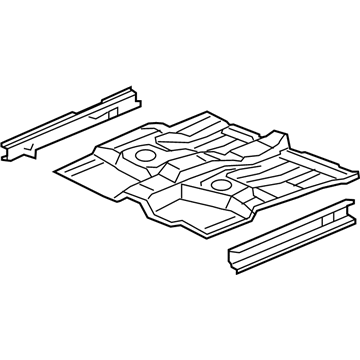 Honda 65100-T5A-305ZZ Floor, FR.