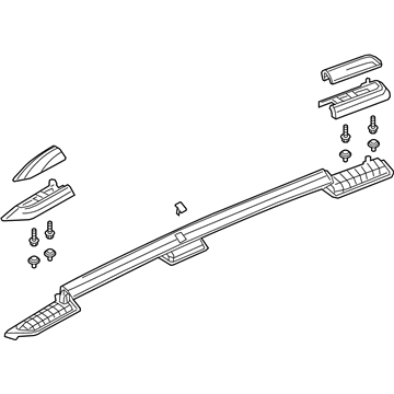 Honda 75250-TGS-A01 RAIL ASSY., R ROOF