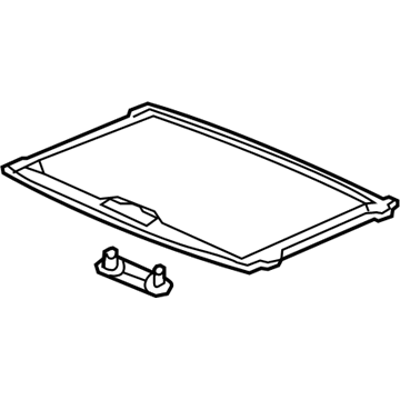 Honda 70600-SNA-A01ZA Sunshade Assy. *NH598L* (ATLAS GRAY)