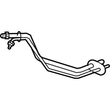 Honda 80320-SVB-A01 Pipe Assembly, Air Conditioner