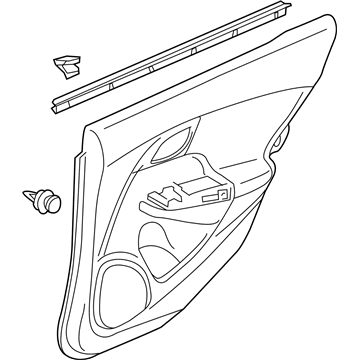 Honda Insight Door Trim Panel - 83730-TM8-A05ZB