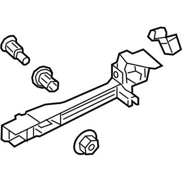 Honda 72682-TG7-A71 Base, L. RR.