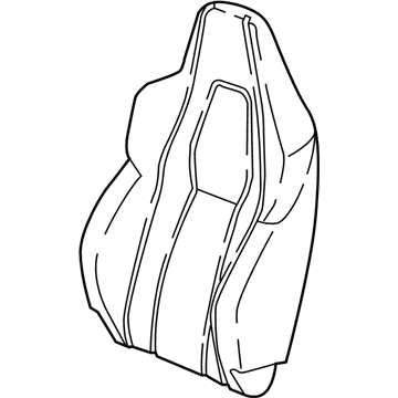 Honda 81127-TBF-A01 Pad, Right Front Seat-Back