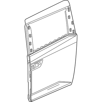 Honda 67550-TK8-A91ZZ Panel Comp,L Slid