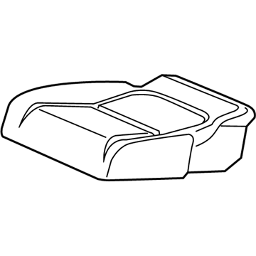 Honda 82137-THR-A01 Pad, Right Rear Seat Cushion