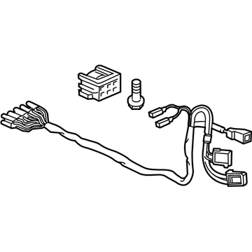 Honda 76206-SZT-A51 Harness Set, R. (Side Turn)(Heated)