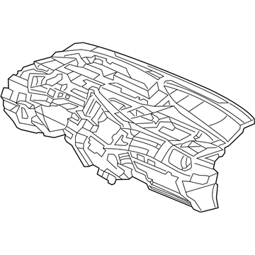 2015 Honda Civic Instrument Panel - 77100-TR6-C01ZE