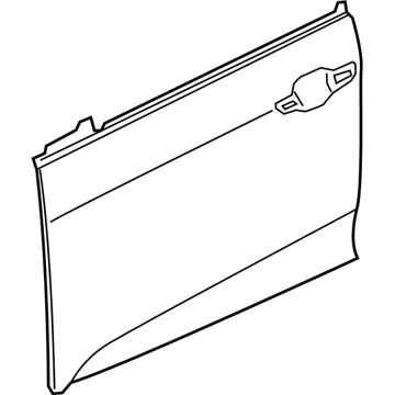 Honda 67111-TXM-315ZZ SKIN SET R, FR. DOOR