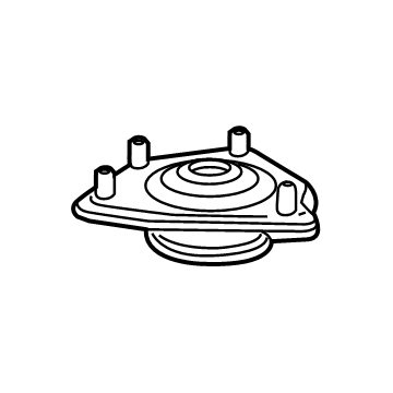 Honda 51670-TBA-A02 Rubber, FR. Shock Absorber Mounting