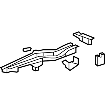 Honda 65660-SJC-A01ZZ Frame, L. RR.