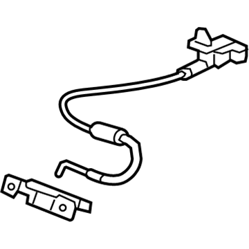 Honda 82220-TS8-A41 Lock Assy., R. RR. Seat-Back