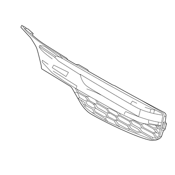 Honda 71112-T2F-A61 Garnish, L. FR. Foglight