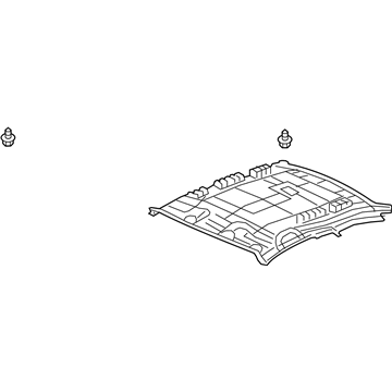 Honda 83200-TS8-A11ZA Lining Assy., Roof *NH686L* (WARM GRAY)