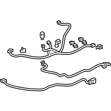 Honda 32118-THR-A21 Wire Harness, FR. Console