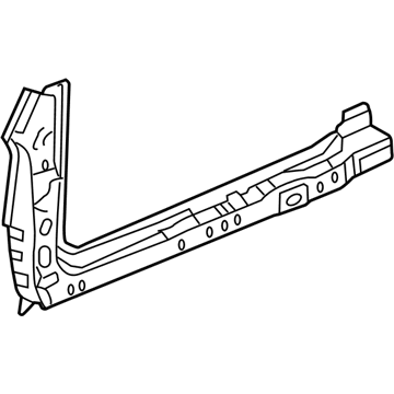 Honda 63530-SCV-A01ZZ Stiffener, L. FR. Pillar (Lower)