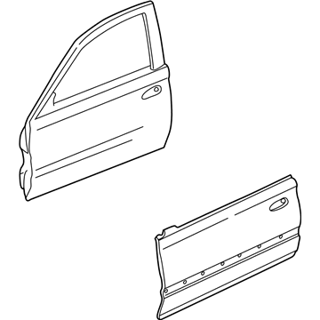 Honda 67010-S04-A10ZZ Panel, R. FR. Door