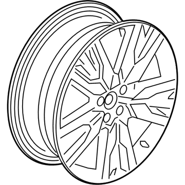 Honda 42700-TG7-C92 Disk, Aluminum Wheel (20X8J) (Tpms) (Aap)