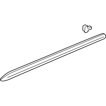 2000 Honda Accord Door Moldings - 75302-S84-A11ZL