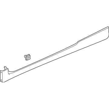 Honda 71800-TBG-A01ZD Garnish Assy., R. Side Sill *NH788P* (WHITE ORCHID PEARL)