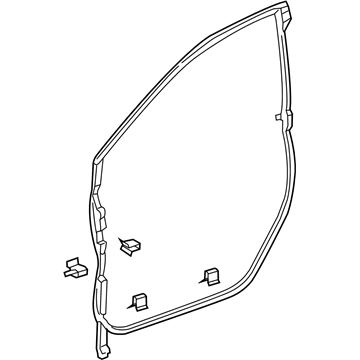 2018 Honda Clarity Fuel Cell Door Seal - 72350-TRT-A03