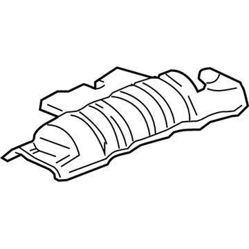 Honda 74603-SHJ-A00 Plate, Floor Heat Baffle (C)