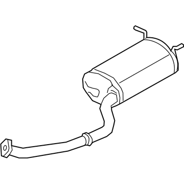 2016 Honda HR-V Muffler - 18307-T7X-305