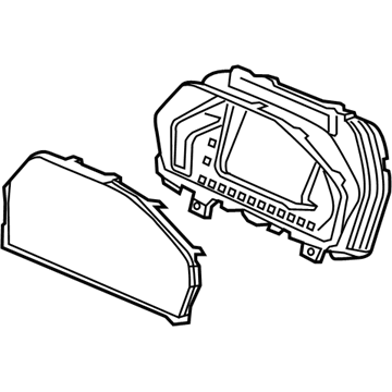 Honda 78100-THR-AM1 Meter Assembly, Combination (Rewritable)