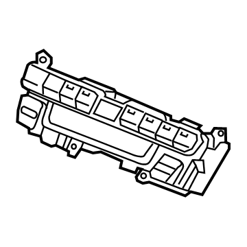 Honda 79600-THR-A73ZB Control Assembly, Automatic Air Conditioner (Graphite Gun Metallic)