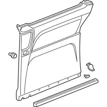 2002 Honda Odyssey Door Trim Panel - 83750-S0X-A03ZA