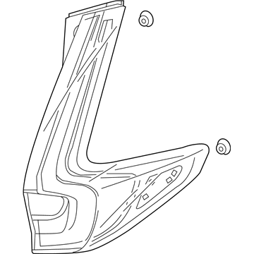 Honda 33550-TLA-A21 TAILLIGHT ASSY-, L