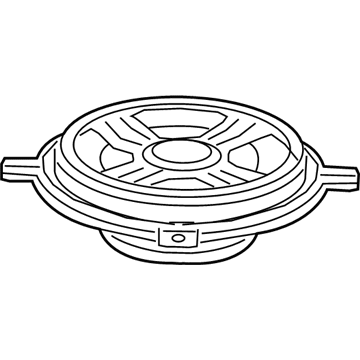 Honda 39120-TBA-A71 Speaker Assembly, Woofer