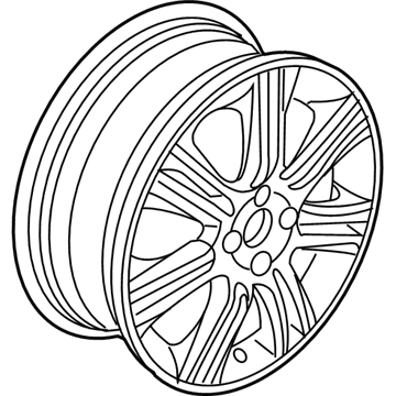 Honda 42700-TM8-A71 Disk, Aluminum Wheel (15X6J) (Tpms)