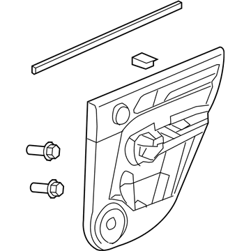 2007 Honda CR-V Door Trim Panel - 83701-SWA-A01ZC