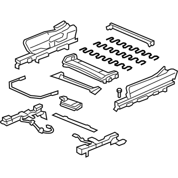 Honda 81136-S9A-A41 Frame, R. FR. Seat Cushion