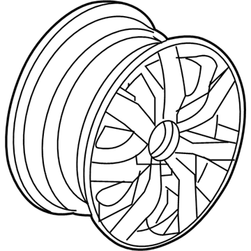 Honda 42700-TA0-A81 Disk, Aluminum Wheel (17X7) (1/2J) (Tpms) (Hitachi)