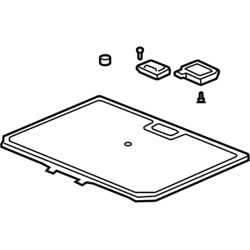 Honda 84521-SCV-A01ZA Lid Assy., Cargo Floor *NH361L* (CF GRAY)