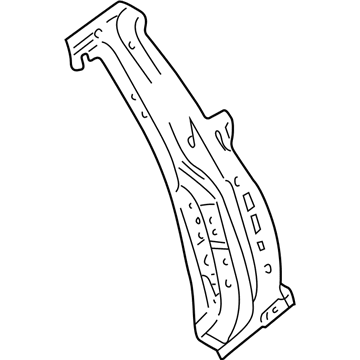 Honda 04678-S00-A10ZZ Stiffener Set, L. Center Pillar