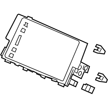 Honda 39710-TBF-A61 DISPLAY ASSY., CENTER (LG)